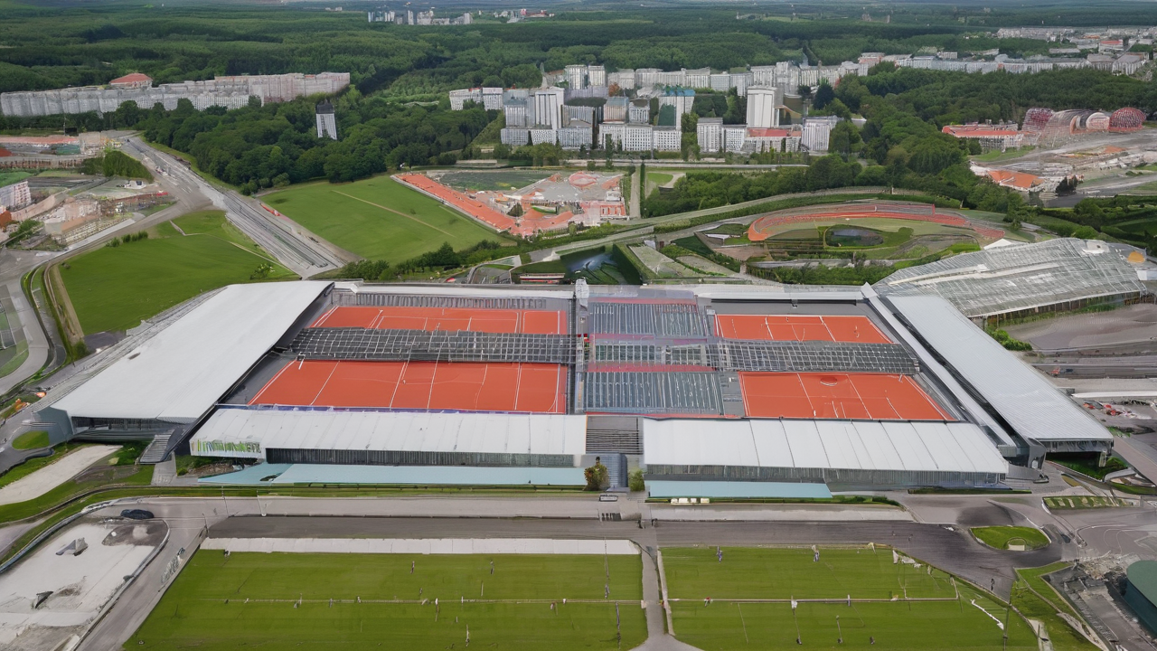 Aktywni ludzie trenujący na świeżym powietrzu w parku, korzystający z różnorodnego sprzętu sportowego