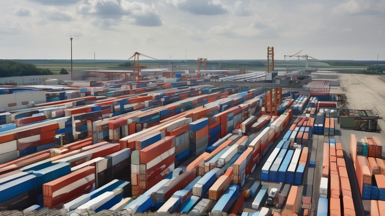 Minimalistyczne tło z delikatnym wzorem związanym z dostawą i logistyką w jasnych kolorach