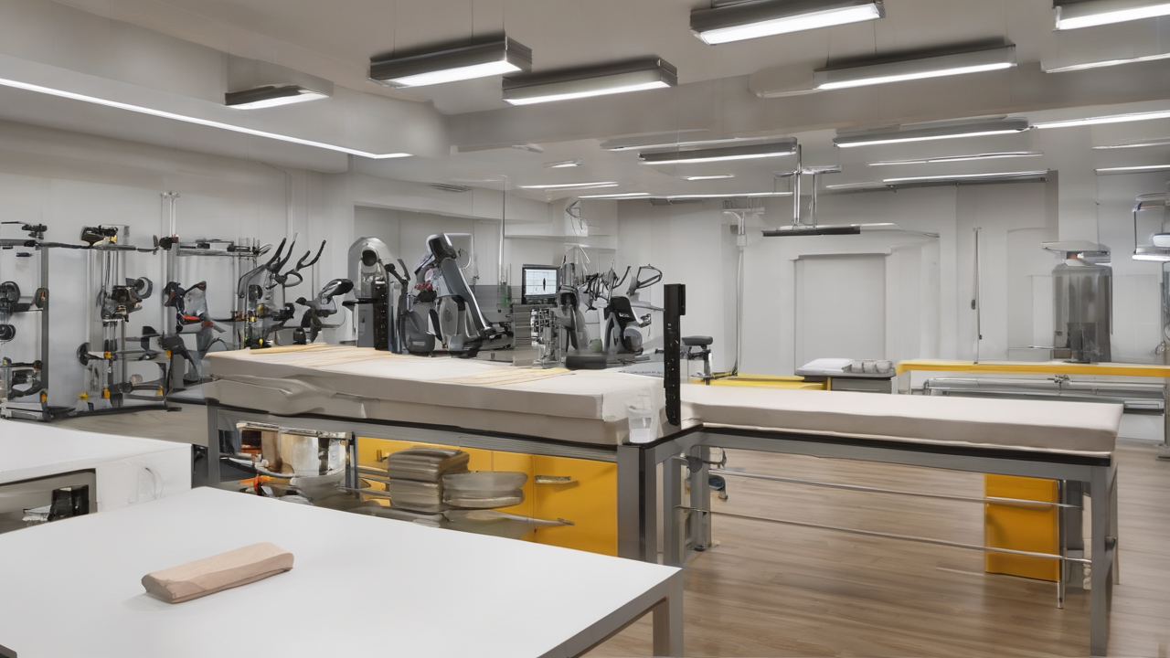 Proces testowania zaawansowanych materiałów sportowych w laboratorium badawczym